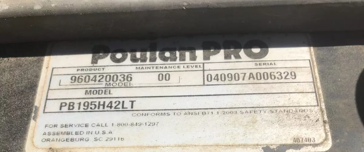 Poulan pro 300ex belt sale