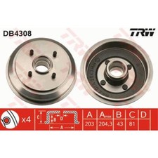 Tambour de frein Ford FUSION