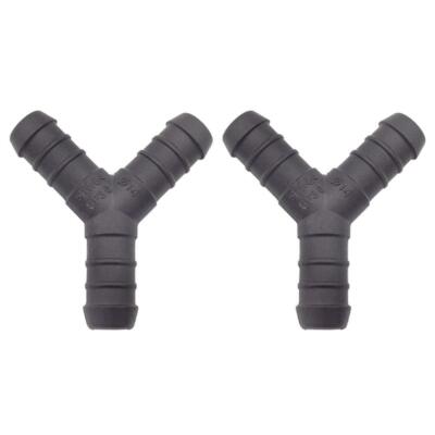2 x YOU.S Original Schlauchverbinder Zwischenstück RGV Ø 14x14x14 mm - Y Form
