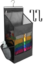 Hanging Plastic Grocery Bag Holder and DispenserMesh Over the Cabinet Door Or...