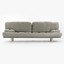 gray 3-seat sofa by murray moss of moss for studiomda bb italia antonio citterio