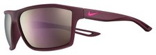 NEW Nike Legend EV1062 650 Matte Bordeaux Sunglasses with Pink Mirror Lenses