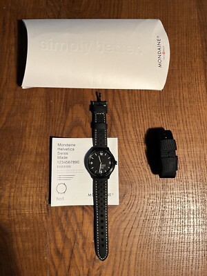 Mondaine Helvetica Uhr No1 43 Bold