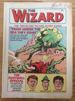 The Wizard #90 30/10/71 Ambling Archie, Mister Meek, DC Thompson UK Comic 