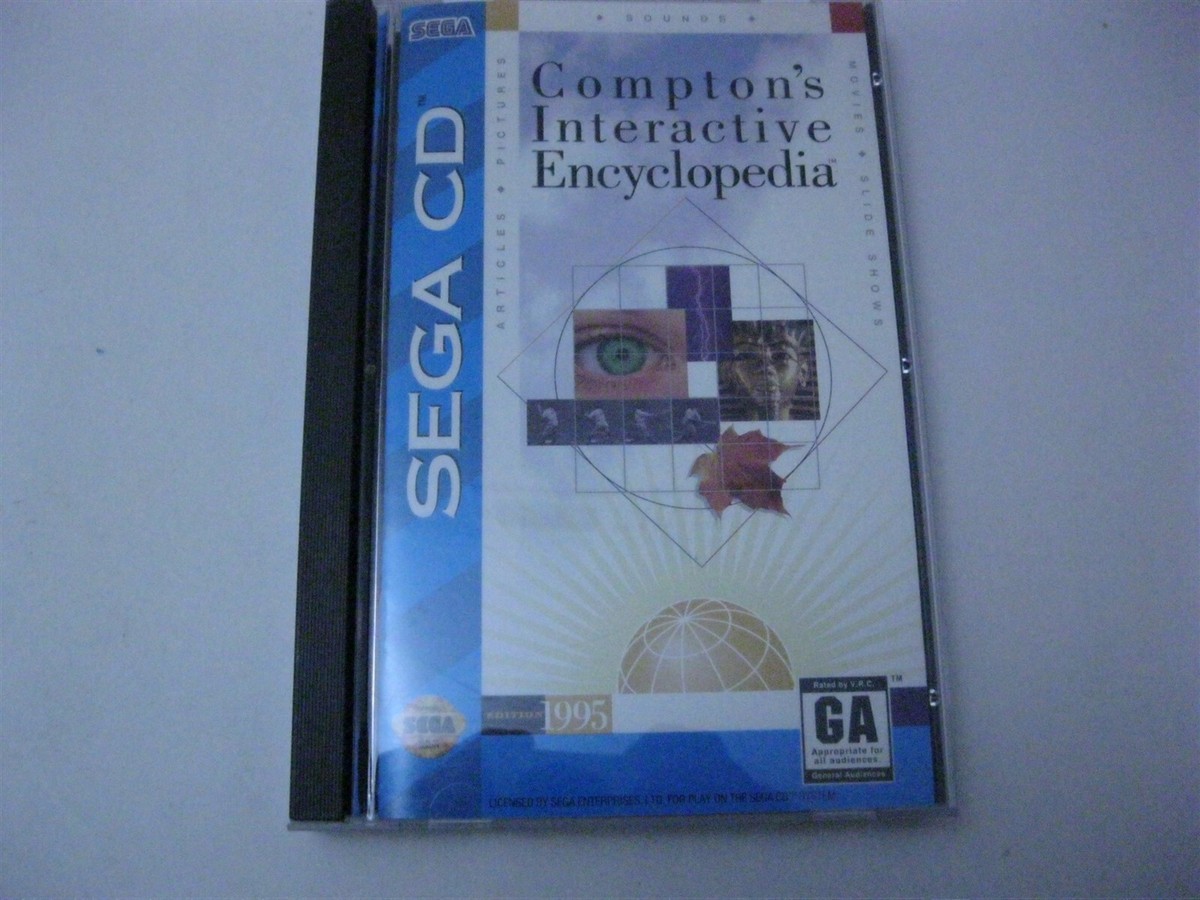 Compton's Interactive Encyclopedia Sega CD 45445323208| eBay