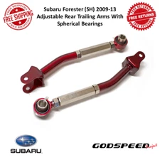 Godspeed Adj Rear Trailing Arms w/ Spherical Bearings Fits 09-13 Subaru Forester