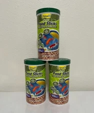 3 x Tetra Pond Sticks  TetraPond Goldfish & Koi Food Healthy Nutrition 3.53 oz