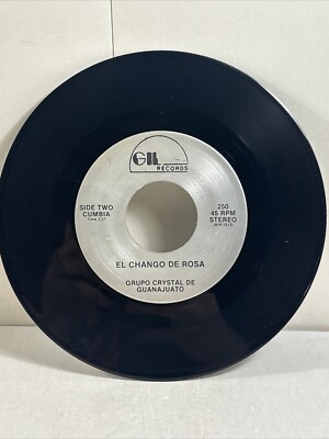GRUPO Crystal Guanajuato El Ladron/el Chango De Rosa 45 Rpm Gil Records