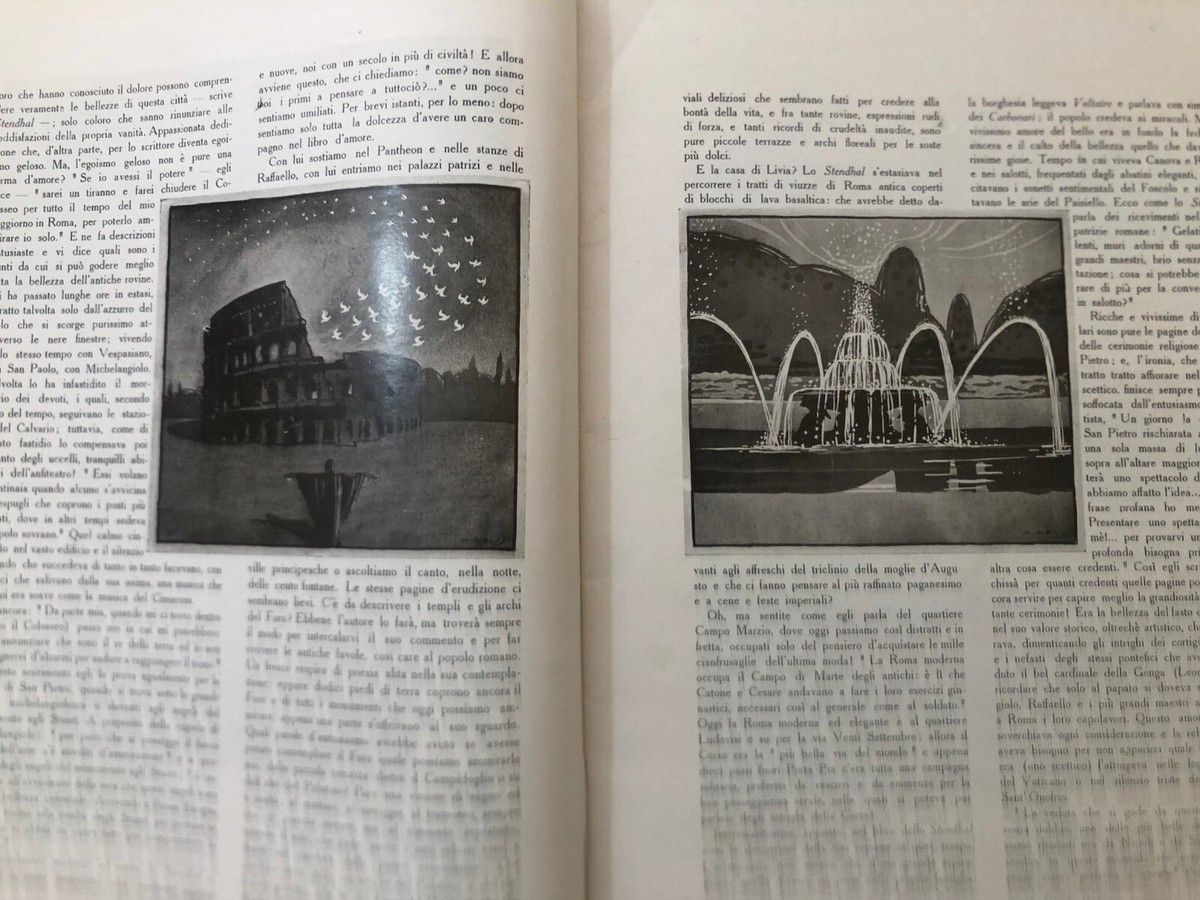 Rara Rivista 1923 Italia Melkiorre Melis