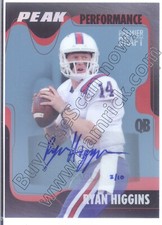 ryan higgins rc rookie draft auto autograph louisiana la tech college 2/10 2017