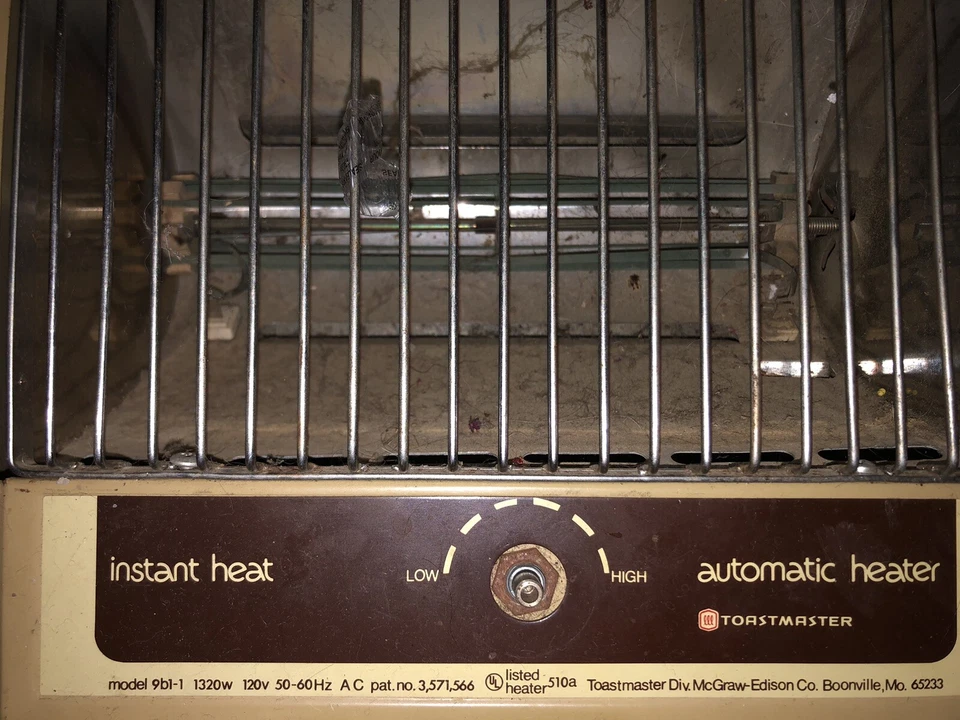 Dirty! Vintage Toastmaster Space Heater - Изображение 2 из 3