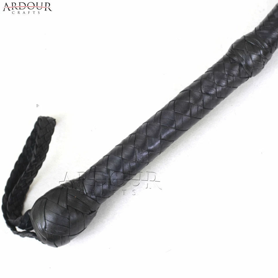 Látigo de toro de piel de canguro genuino de 04 a 16 pies, 16 trenzas látigo de toro Indiana Jones Foto 4 de 4