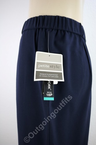 NEW BRIGGS Petite Women's Stretch Easycare Washable Pants Size 16P - Picture 3 of 6