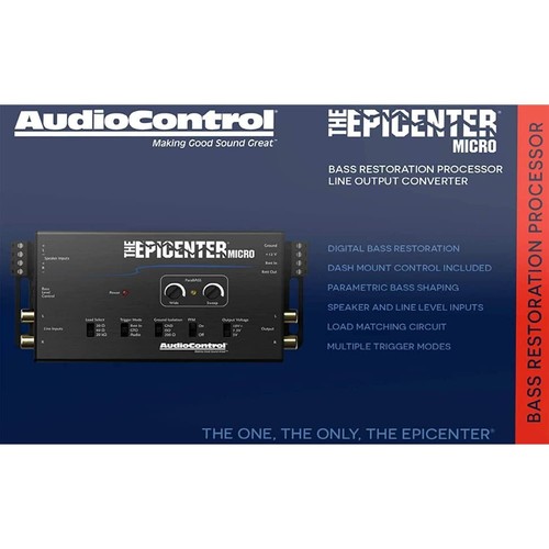 AudioControl Epicenter Micro Bass Enhancer Processor High Hi Speaker Level Input - Picture 7 of 9