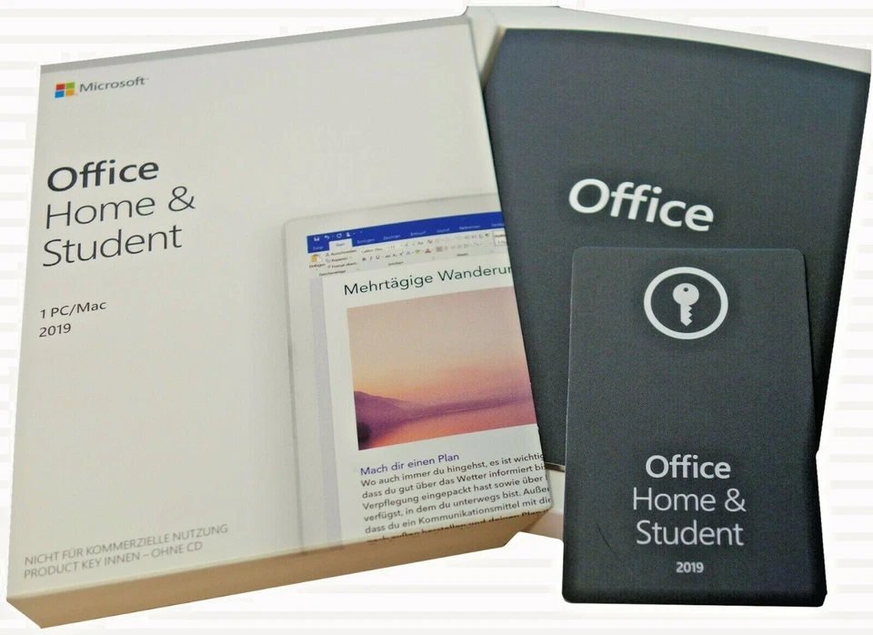 MS Office 2019 Home and Student | ML | 1PC/Mac | Vollversion | Dauerlizenz | BOX - Bild 3 von 4
