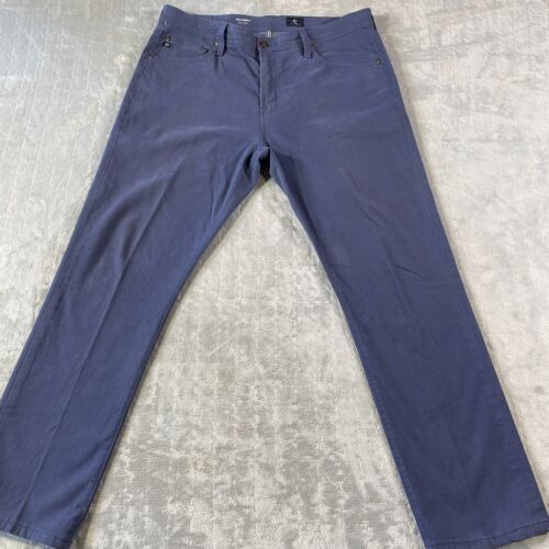 Adriano Goldschmied Pants Mens Size 36x32 Blue Slim Straight Stretch 36x30