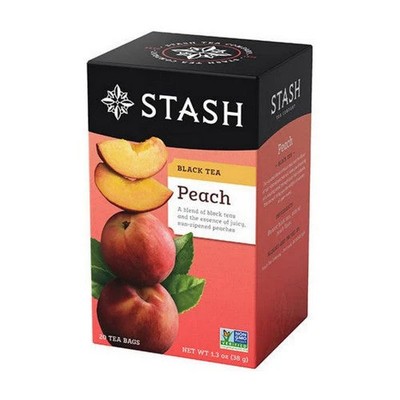 Black Tea Peach 20 Bags  by Stash Tea