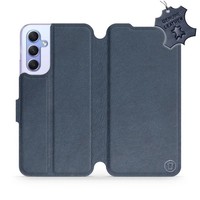 HandyhüLle FüR Galaxy A34 5G Mobiwear Case Cover SchutzhüLle Etui Dunkelblau