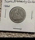 1861 Seated Liberty Quarter (6077)