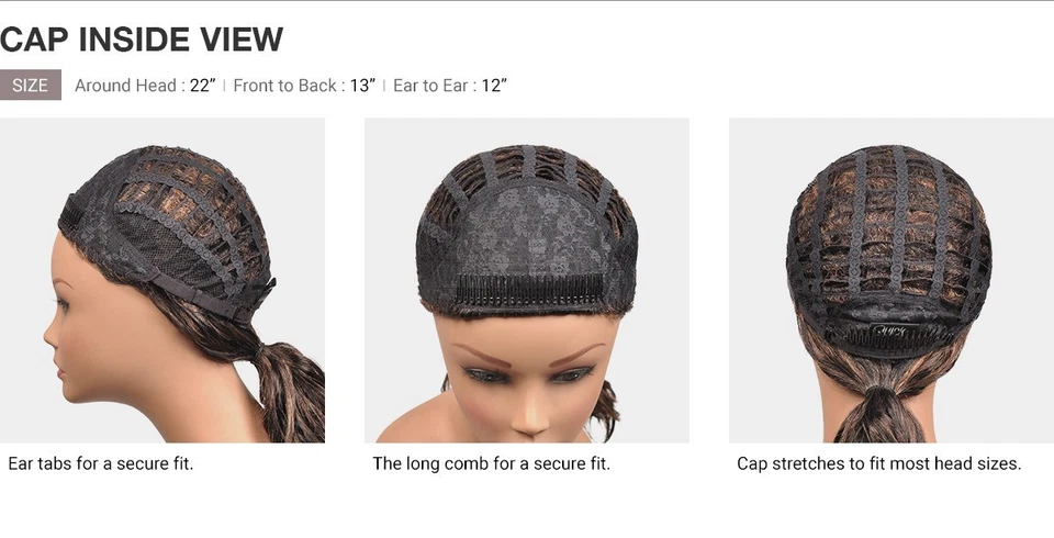 PERUVIAN - OUTRE QUICK WEAVE SYNTHETIC HAIR HALF WIG - Image 3 of 4