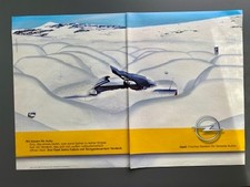 Opel Astra Cabrio Winter Schnee 2002 Vintage Ad Werbung Reklame