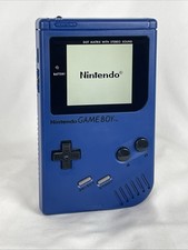 Nintendo Game Boy DMG Blue ReShell, Laminated IPS Screen Mod Rechargeable