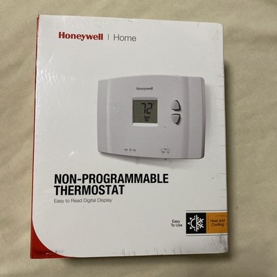 Honeywell Home Heating and Cooling Push Buttons Thermostat RTH1111B1016