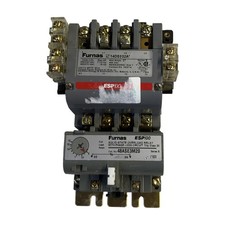Furnas 14DST32A ESP100 Contactor 27A NEMA Size 1 w/ 48ASE3M20 Overload Relay