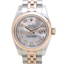 ROLEX Datejust with Diamonds 179171NG MOP Women's Watch /40009