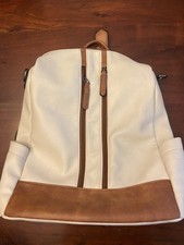 Backpack Purse Medium Size Adjustable Staps Many Zipper Pocket Great For Travel