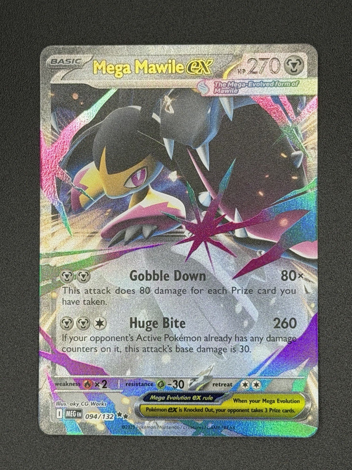 Pokemon Mega Evolution - Mega Mawile ex Double Rare 094/132