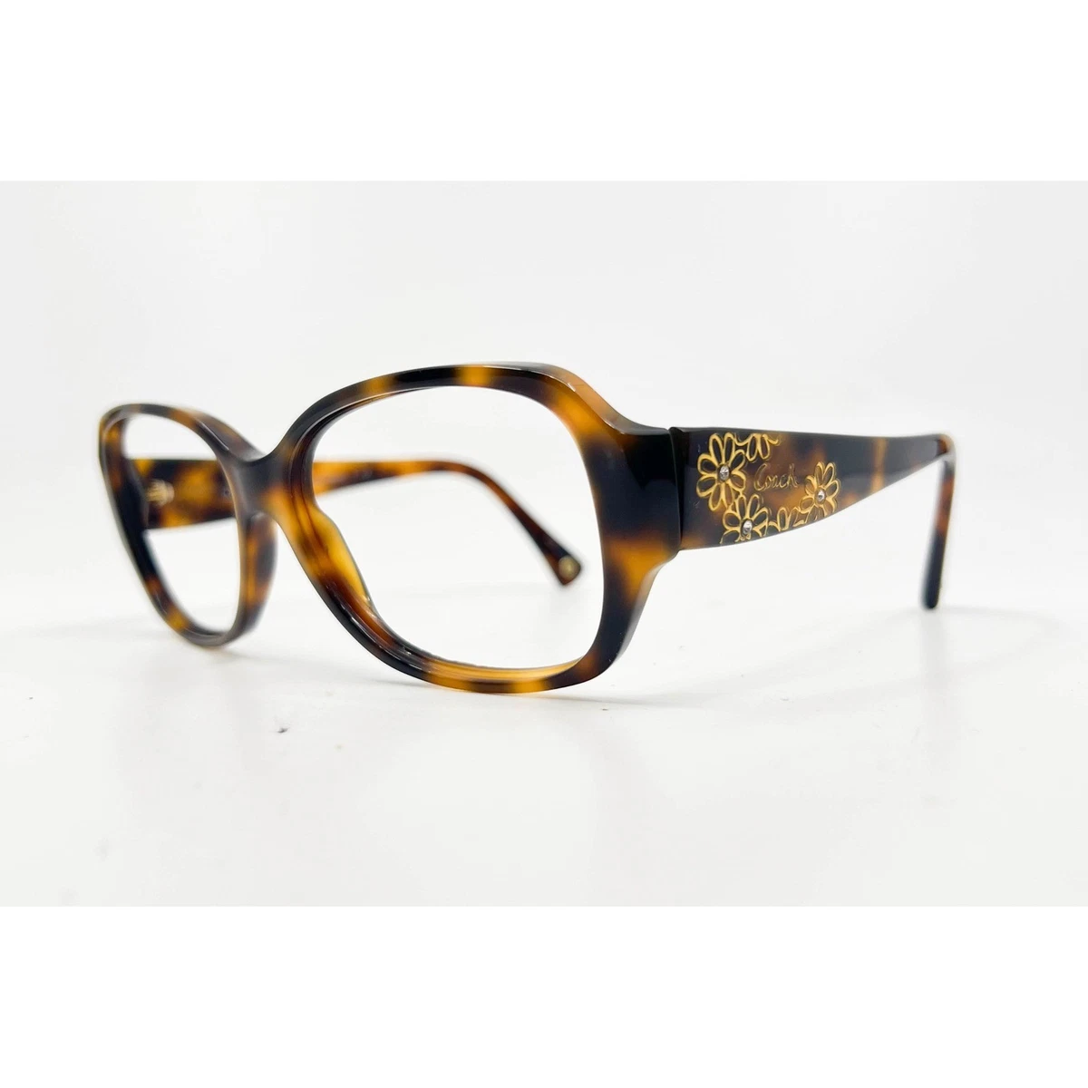 Coach Women\'s Glasses with Black Frame and Gold Accents HC6120 main image 3
