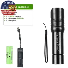 High Power Diving Flashlight IP68 Highest Waterproof Rating Professional Diving 