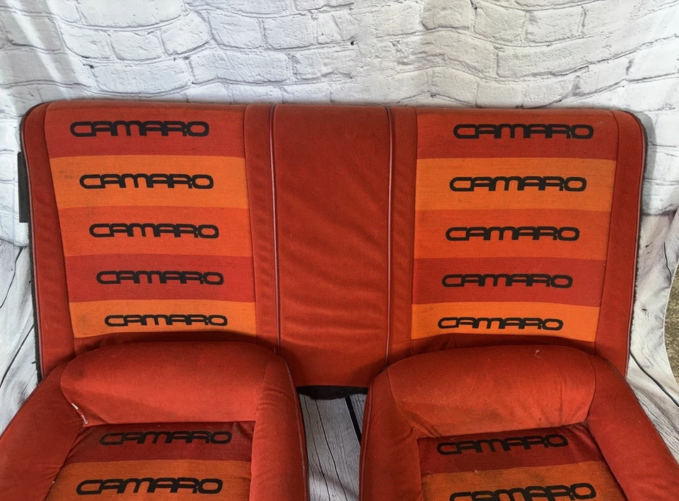 1983 1984 1985 1986 Chevrolet Camaro Rear Seats Z28 IROC Lear Siegler - Image 2 of 4
