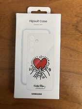 Image of Samsung Official Flipsuit Case for Samsung Galaxy S24 - Keith Haring White