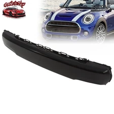 Black Front Bumper Number Plate Cover 51117337791 Fit For 2014-2018 Mini Cooper