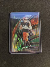 Panini Select Neon Green Shock Prizm Carson Schwesinger Browns Rookie #254