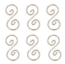 Curly Q 2 - 2 1/4 Inch pkg of 6 for Stained Glass