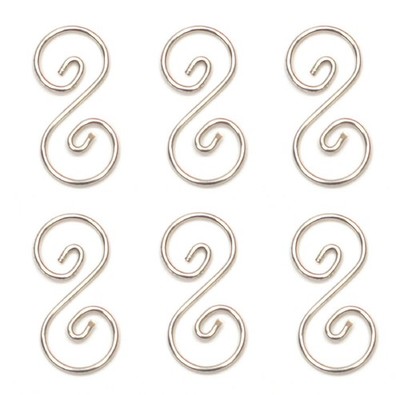 Curly Q 2 - 2 1/4 Inch (pkg of 6) for Stained Glass