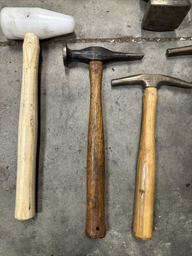 Auto Body Tack Sheet Metal Planishing Hammer Lot W/ Dolly Snap On Dixon Osborne - Bild 3 von 23
