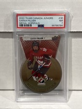 Sarah Fillier Medal Hopefuls PSA 7 2022 Team Canada Juniors New York Sirens PWHL