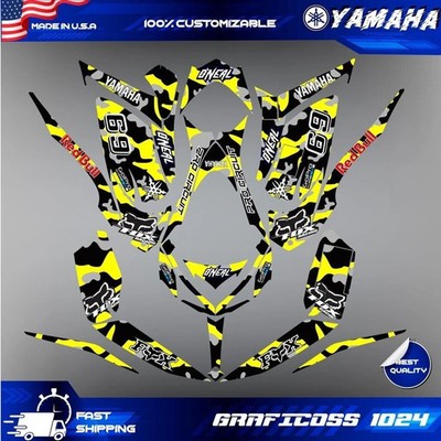 Yamaha Raptor 700 700R graphics kit 2013 2014 2017 to 2025 decals stickers atv