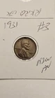 wheat penny 1931 SHARP AU DETAILS 1931-P SEMI-KEY LINCOLN CENT LOT #3