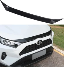 Carbon Fiber Hood Air Deflector for 2019-2025 Toyota RAV4 Bug Shield Protector