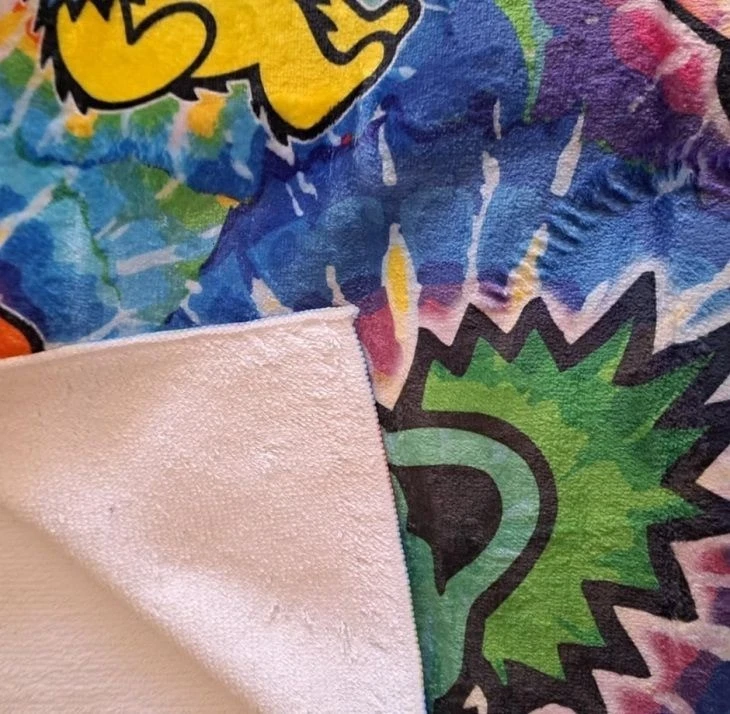 Dancing Bears Grateful Dead Beach Towel Splash Vibrant