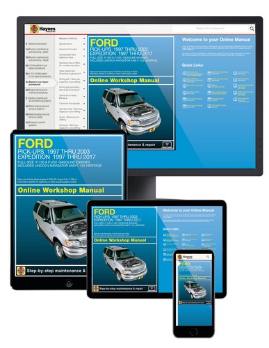 Ford Pick-Ups, Expedition & Lincoln Navigator Covering 2WD & 4WD Gas F-150 (97-0 - Picture 5 of 16