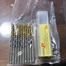 Qty.10 YG1 HSSCo5 Screw Drill Bits DLGP511014K 7/32x2-1/2x3-3/4  (I46)