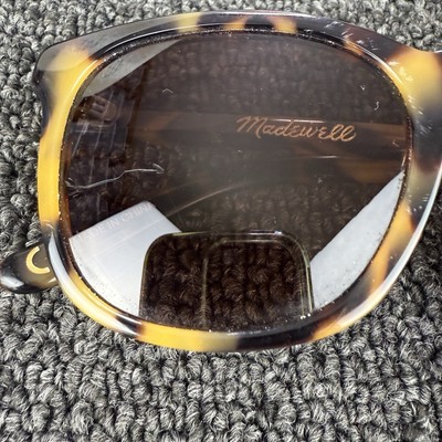 Madewell Tortoiseshell Cat Eye Sunglasses with Green Lenses Madewell Ashcroft Brown Blonde Tortoise Frame Green Lens  main image 4