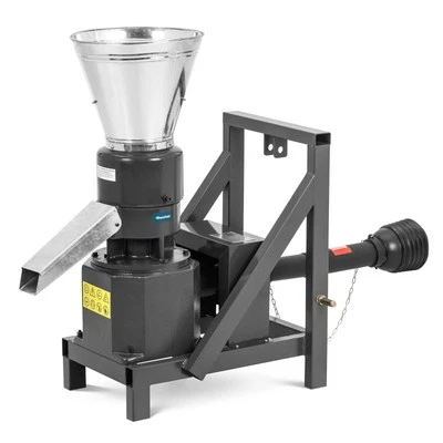 WIESENFIELD Pelletpresse mit Zapfwelle Futter 400 kg/h Holz 180 kg/h 15-28 PS Pellets Ø 6 mm