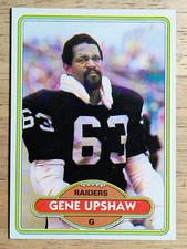 1980 Topps #449 Gene Upshaw (NMMT)
